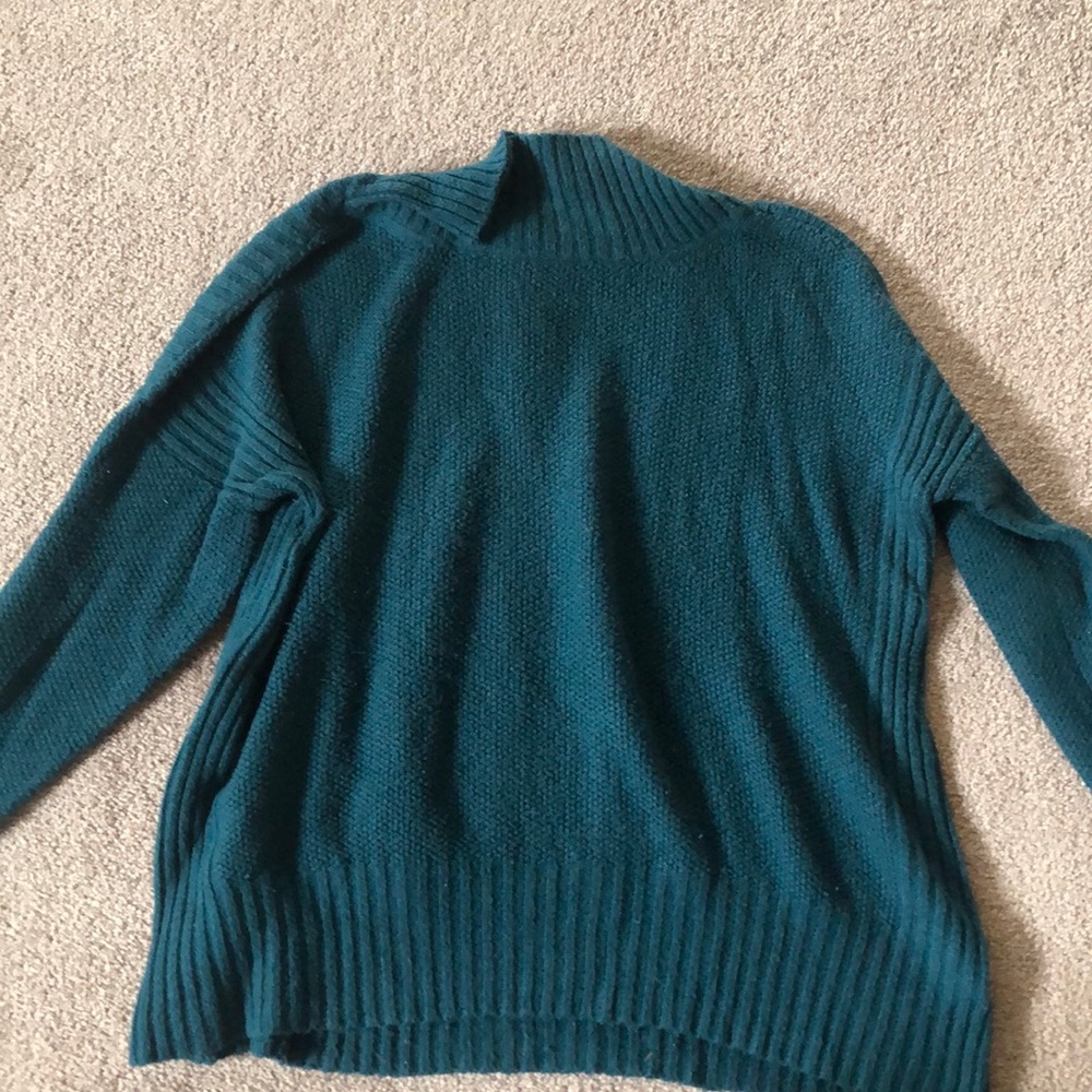 Anthropologie Turquoise Sweater, Size M